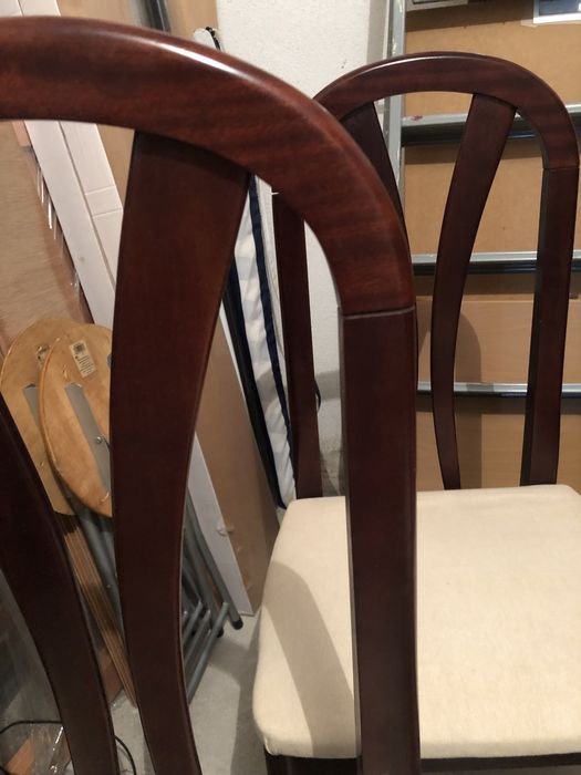 Cadeiras Mogno conjunto de 4