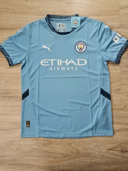 Nowa niebieska koszulka piłkarska Man City !!!
