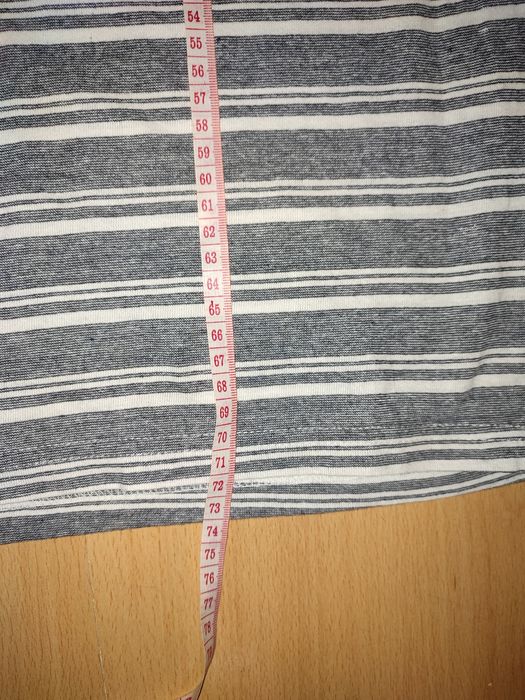 Koszulka męska szary melanż w białe paski