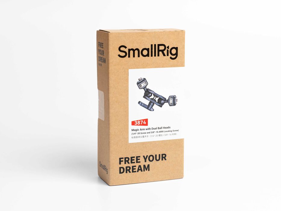 Smallrig 3874 Magic Arm сірий з 1/4"-20 та 3/8"-16 ARRI Locating Screws