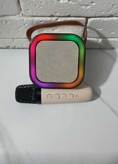 Бездротова портативна Bluetooth колонка з мікрофоном Караоке Микрофон