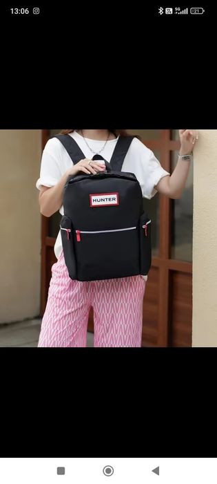 Hit czarny plecak Hunter nylon unisex 16l