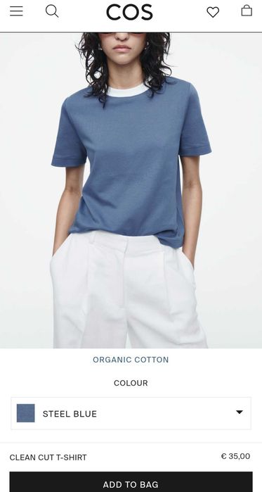 T-shirt de mulher COS