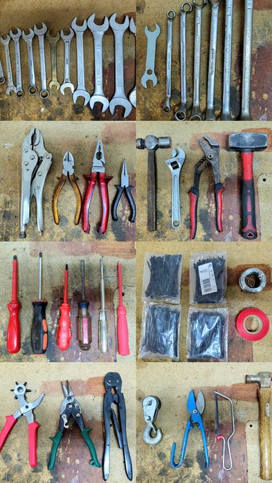 Lote - Conjuntos de Ferramentas Manuais – Ideal para Oficina, Garagem ou Bricolage