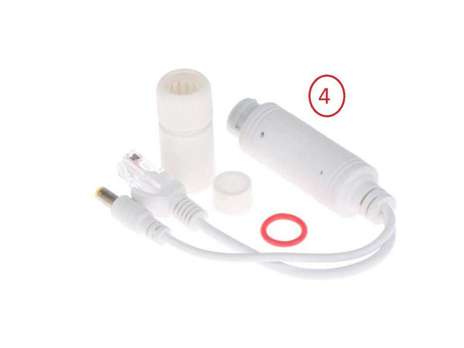 PoE/ПОЕ  инжектор сплиттер экстендер 24В 48В, монтажная коробка