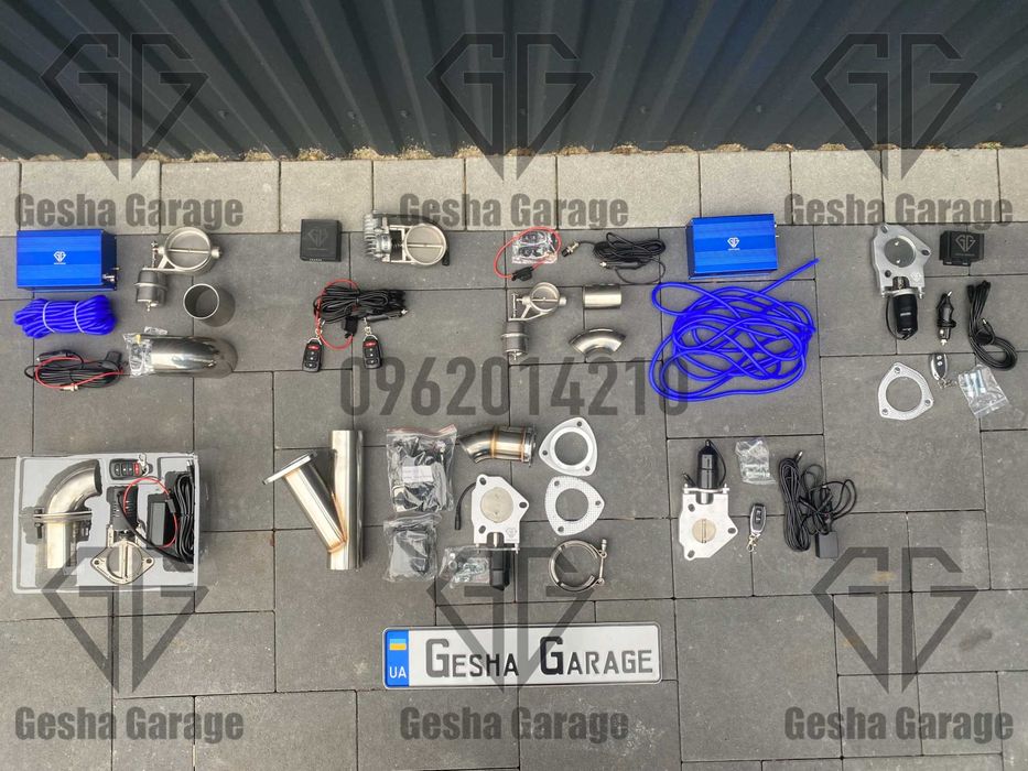 Электрическая вакуумная заслонка на выхлопную Ауди БМВ Мерседес Порше