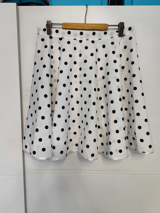 Kostium Planet spódnica grochy lata 70/80 m/l