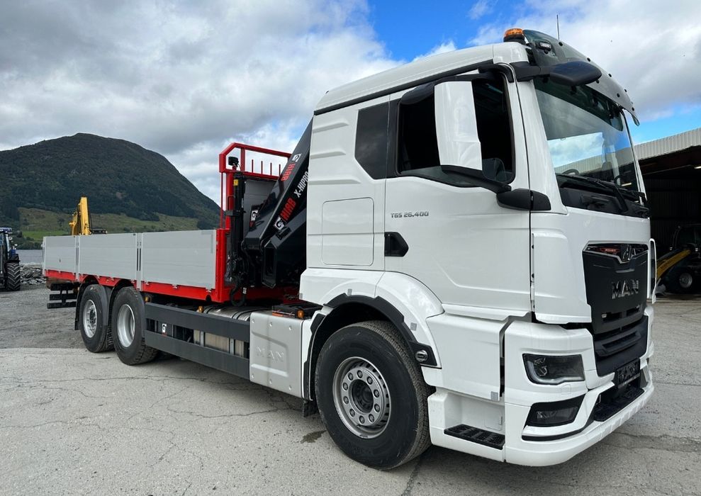 Кран-манипулятор MAN Tgs 26.400 установка HIAB X232E