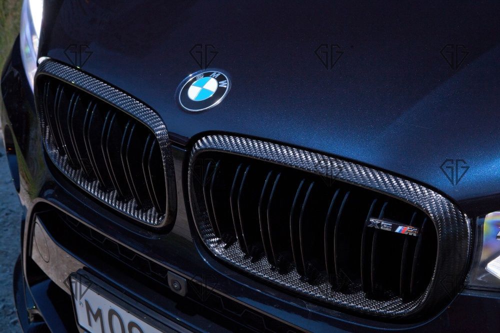 решетка радиатора BMW X5 F15 / X6 F16 / X5M / X6M ноздри карбон Carbon
