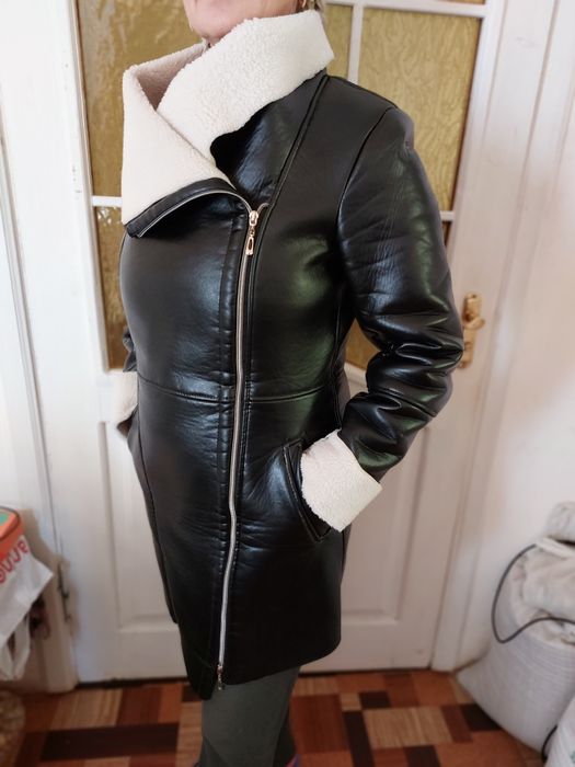 Пальто(куртка) екокожа