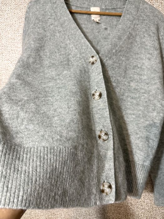 Теплий вовняний кардиган H&M