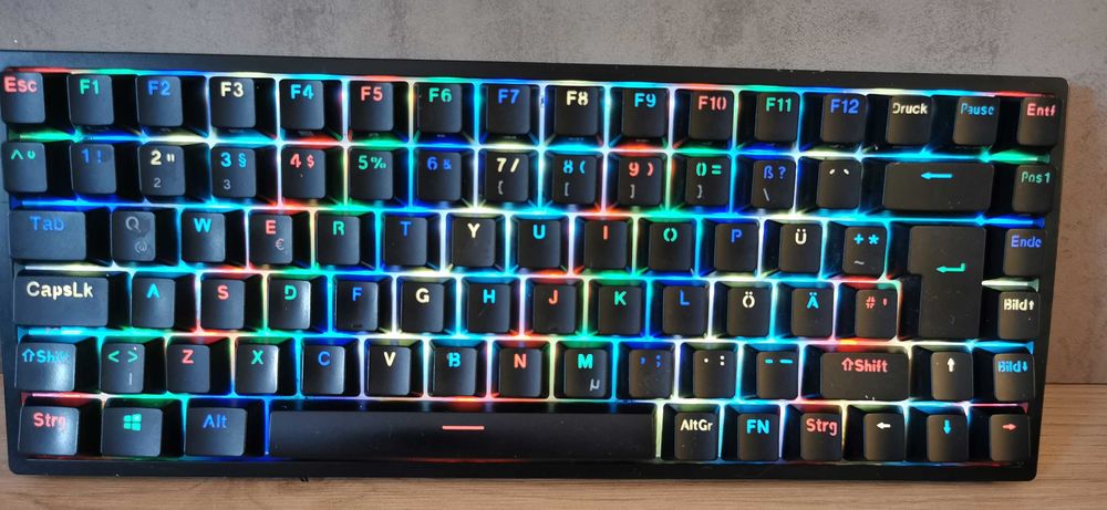 Klawiatura mechaniczna Royal Kludge RK84 Czarna RGB
