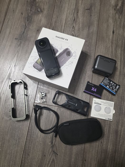 Insta 360 x4, 2 baterie, aluminiowa ramka