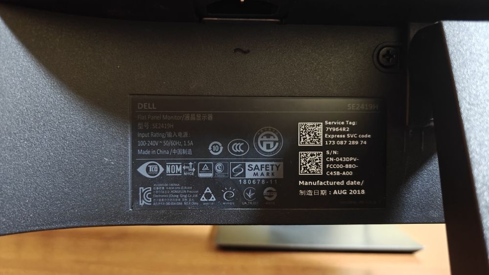 Б/У Монітор DELL SE2419H