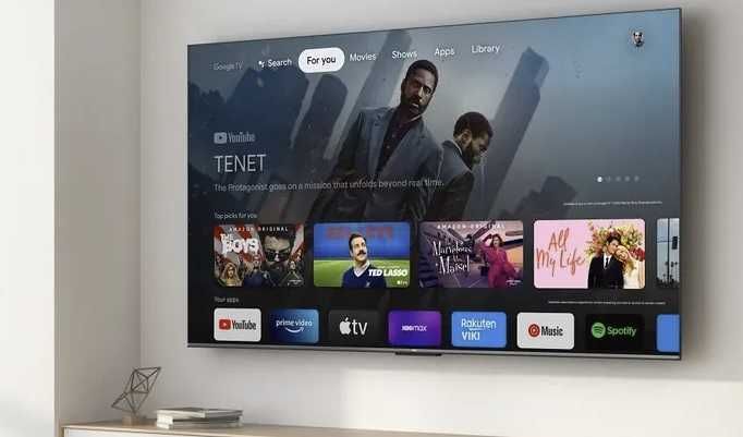 Telewizor TCL 55P735 4K UHD 60 Hz, Bluetooth, Wi-Fi, DLNA, Google TV