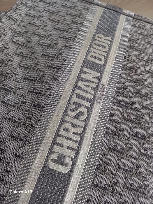 Christian Dior duża szoperka z płótna
