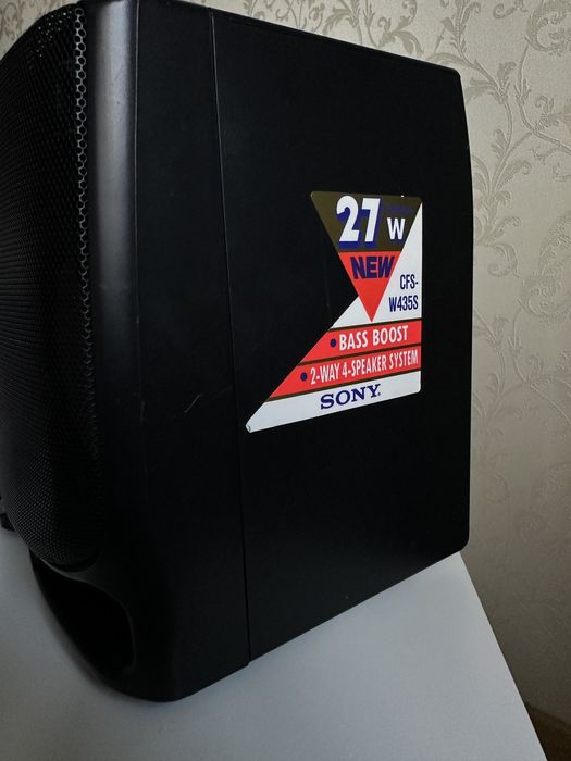 Касетна магнітола Sony CFS-435W 95рік. Бумбокс!