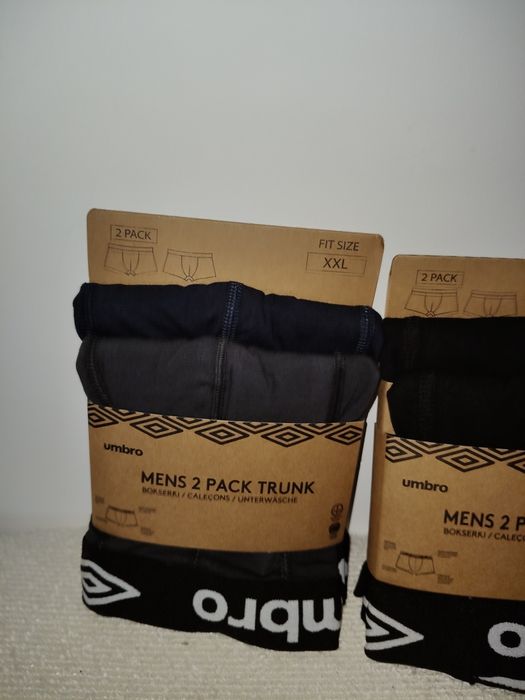 Bokserki męskie Umbro XXL dwa pakiety