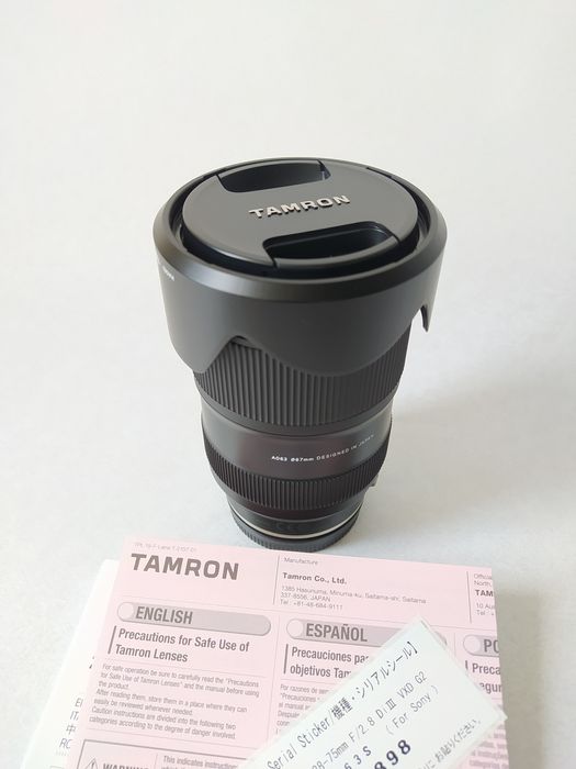Об'єктив Tamron AF 28-75mm f/2.8 Di III VXD G2 (Sony E), Новий !