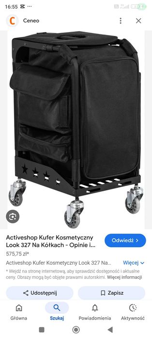 Kufer kosmetyczny na kółkach