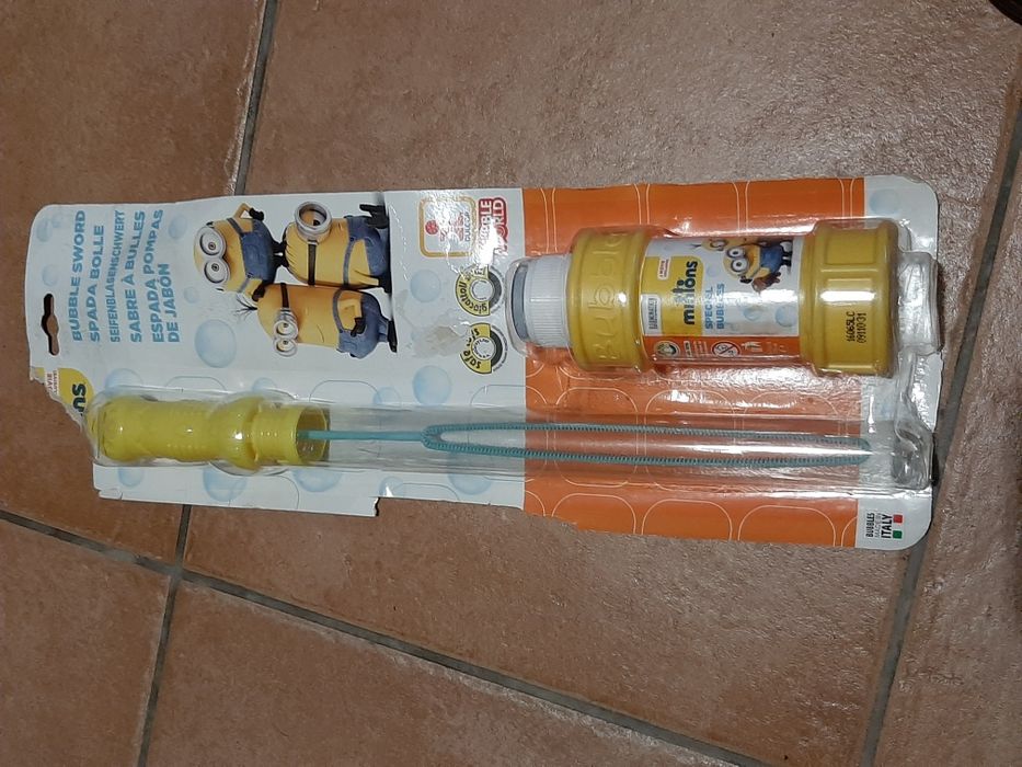 Bastão de bolas de sabão Minions 175 ml novo