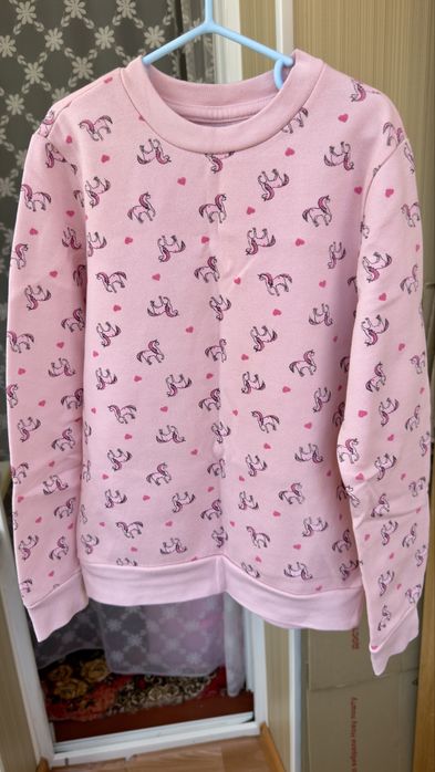 Тепла кофта для дівчинки, свитшот Sinsay для девочки - р.128-134