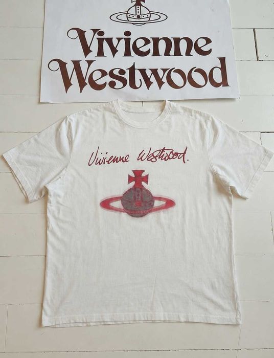 Vivienne Westwood Rare Archive VW White Tshirt