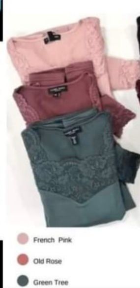 Camisola térmica com renda nos punhos