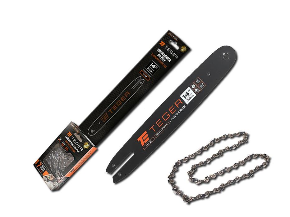 Zestaw tnący, 14" (36 cm) prowadnica + łańcuch, 3/8", 1,3 mm, 50 og 9z