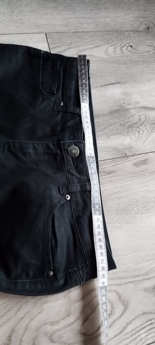 R.36 Zara czarne spodnie damskie jeansy wyprzedaż
