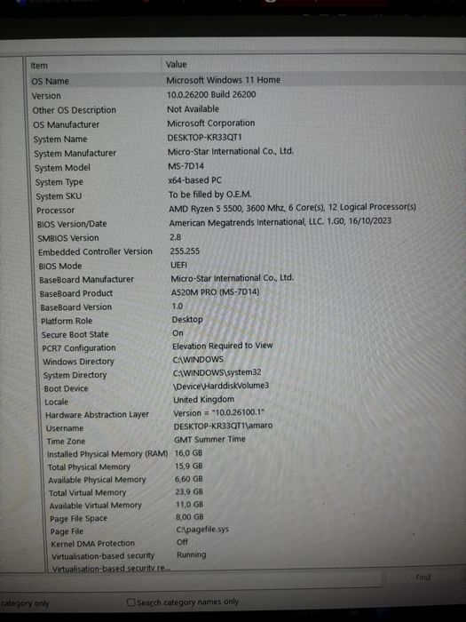 PC Gaming RTX 4060 + Ryzen 5 5500 | 16G RAM | 1.5TB SSD