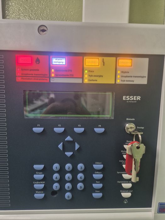 Części do systemu esser i vesda i alarmu włamania.