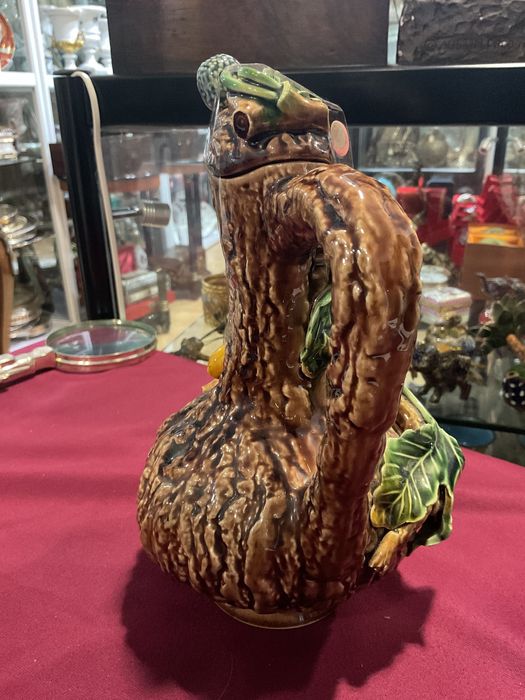 Jug palissy Caldas como nova alt,24 cm