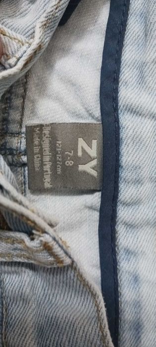 3 Calças de ganga para criança - 7/8 anos