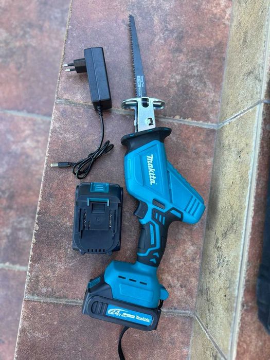 Акумуляторна шабельна пила Makita‼️Пилка Макіта 2️⃣АКБ +кейс+4 полотна