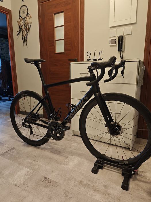 Rower szosowy Specialized S-works Tarmac SL6 56 Zipp 303s pomiar mocy.