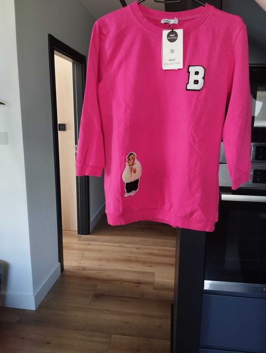 Bluza bawełniana z 3/4 rękawem