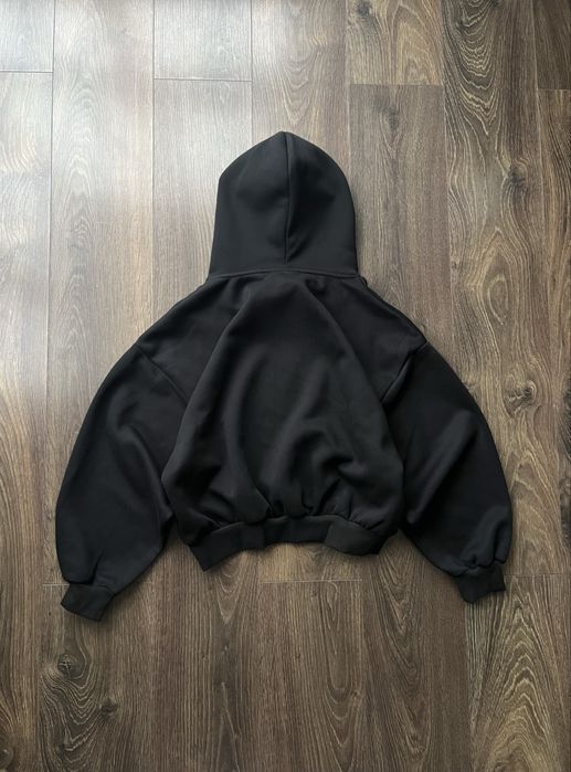 Худі Boxy Fit Чорна Оверсайз Широке Худі Baggy YZY Yeezy Gap Y2K SK8