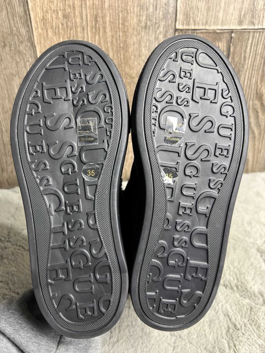 buty damskie skórzane sneakersy guess 35