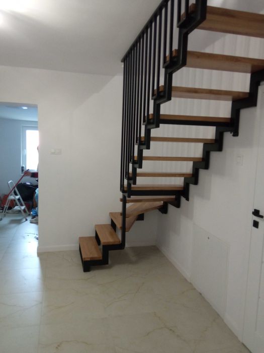 Schody metalowe, loft, nowoczesne, industrialne, zetka