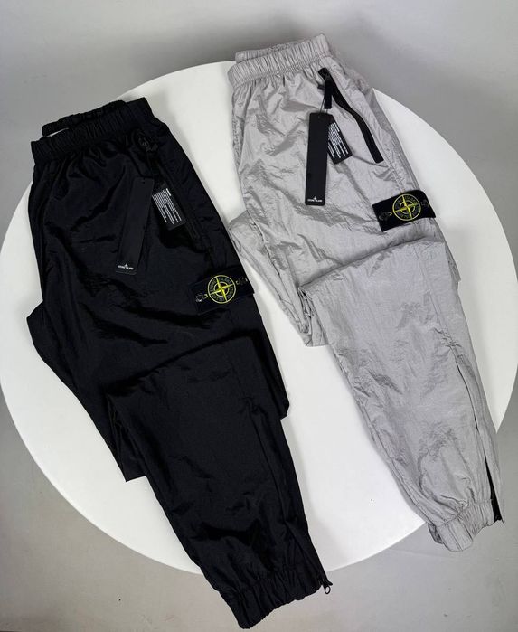 ‼️LUX‼️БЕЗ ПРЕДОПЛАТ‼️Мужские нейлоновые штаны стон Айленд stone island | спортивные штаны стон Айленд | штаны stone island | нейлоновые штаны |