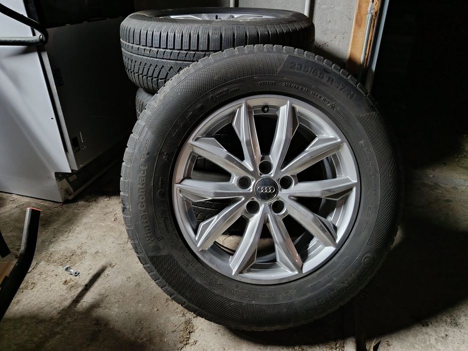 Koła zimowe audi Q5 5x112 235/65/17 opony Continental