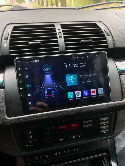 Rádio Android 14 com GPS BMW E39/X5 (Artigo Novo)