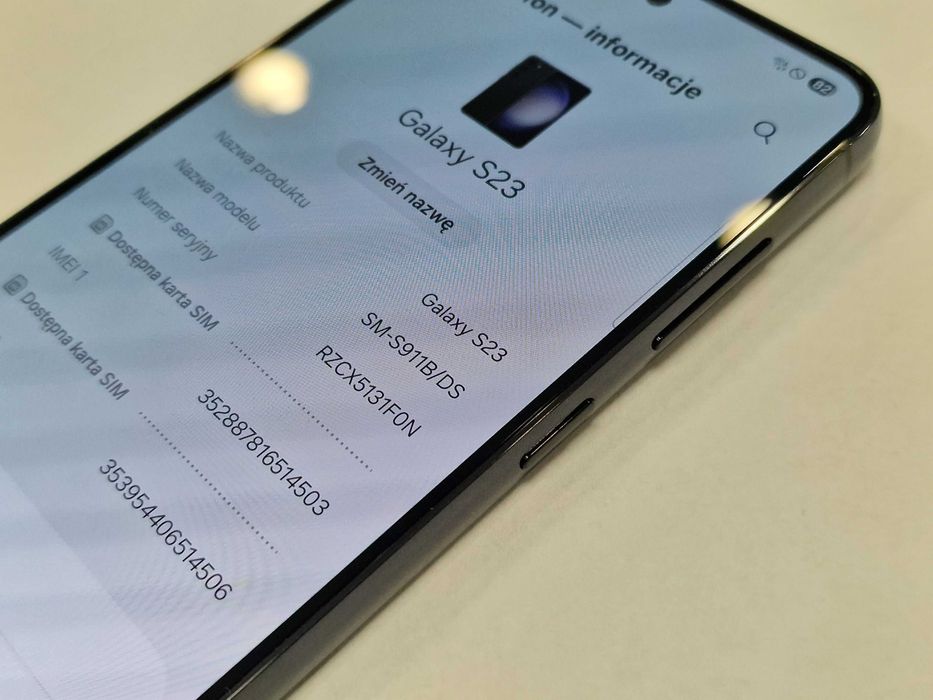 Samsung Galaxy S23/ 8GB/ 128GB/ Phantom Black/ Grade A- / gw do 05.26