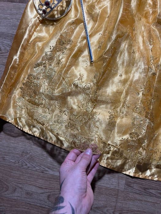 Сукня принцеса бель 9-10 років зріст 130-140 красуня та чудовисько