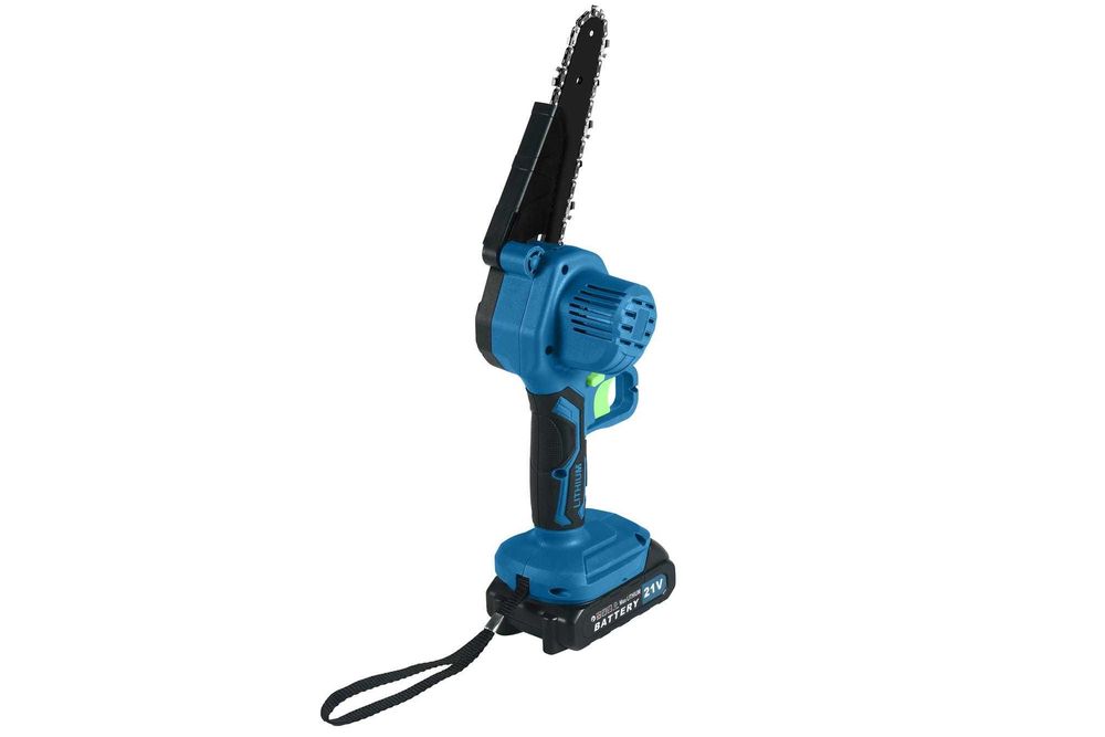 Mini Piła Łańcuchowa Akumulatorowa Pilarka Sekator 2xAKU 21V 6" Walizk