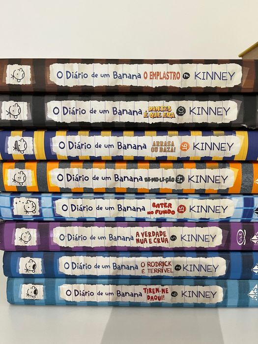 Livros Diário de um Banana. Zona Sintra. Não envio por correio.