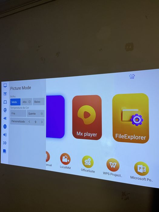 Projetor Full HD 1080P – Veushqo (do canal Marcus Tech – YouTube)