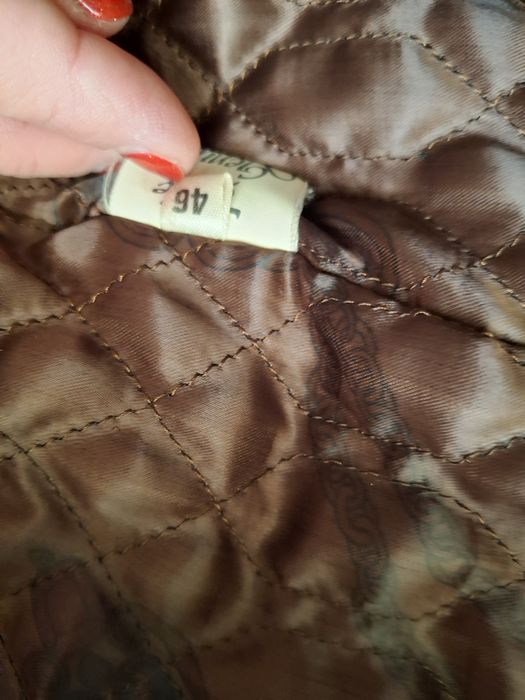 Casaco de pele castanha