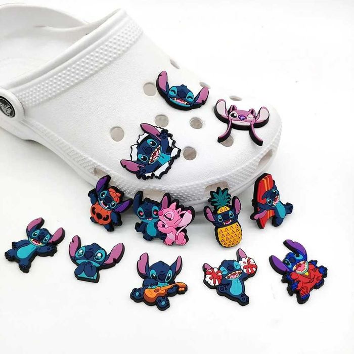 Przypinki do butów crocs klapki LILO I STITCH Disney sandały prezent